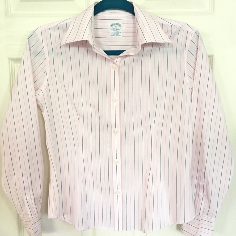 Brooks Brothers Non-Iron Stretch Button-down Sz 0P